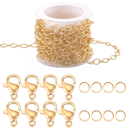 DIY Chain Bracelet Necklace Making Kit DIY-BBC0001-30-1