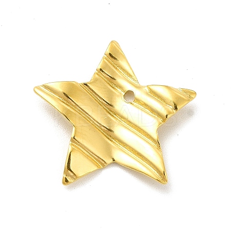 Ion Plating(IP) 201 Stainless Steel Pendants STAS-G296-03G-1