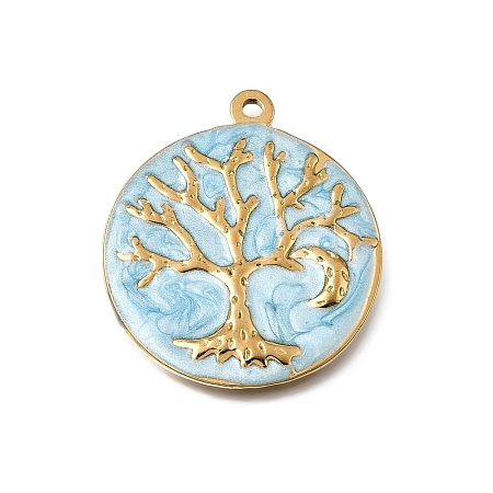 304 Stainless Steel Pendants STAS-N108-111G-05-1