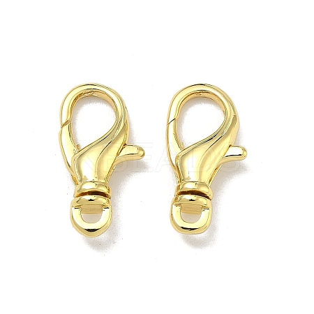 Brass Lobster Claw Clasps KK-G557-06B-G-1