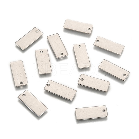 Tarnish Resistant 304 Stainless Steel Stamping Blank Tag Pendants LS-STAS-S028-05-1