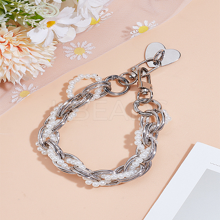 Aluminum Link Chains for Phone Case Decoration AJEW-LP0005-20P-1