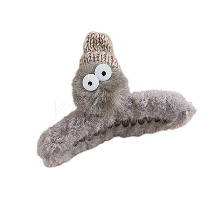 Wool Felt Claw Hair Clips PW-WG43994-02-1