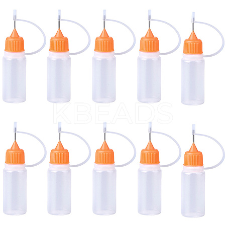10Pcs Polyethylene(PE) Needle Applicator Tip Bottles TOOL-GF0003-52C-1