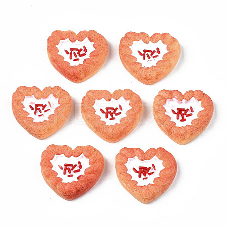 Epoxy Resin Resin Cabochons CRES-S358-76A-1