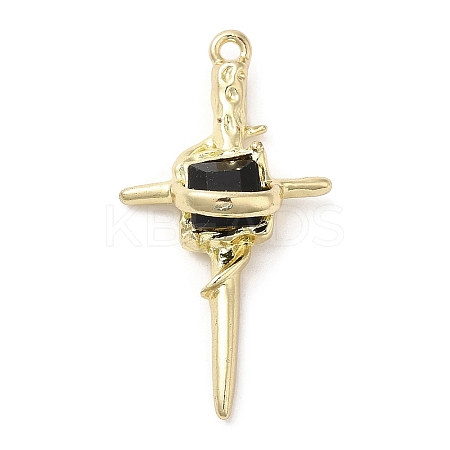 Alloy Rhinestone Pendants LS-PALLOY-P294-02G-03-1