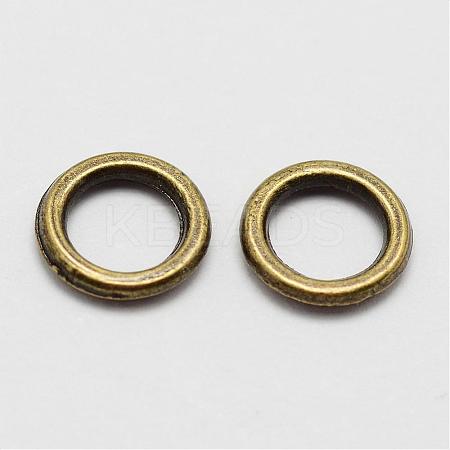 Alloy Closed Jump Rings PALLOY-P119-04AB-1