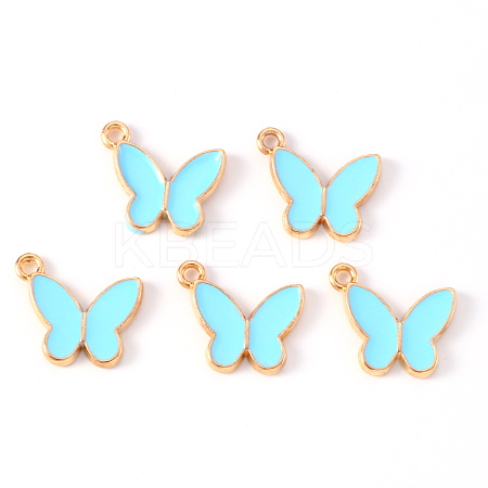 Alloy Enamel Pendants ENAM-N054-45C-RS-1