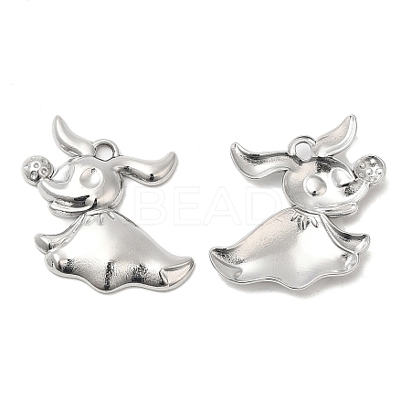 Non-Tarnish 304 Stainless Steel Pendants STAS-Z041-28P-1