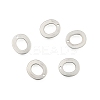 Tarnish Resistant 304 Stainless Steel Letter Charms X-STAS-O072-O-2
