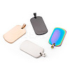 16pcs 4 Colors 304 Stainless Steel Pendants STAS-CW0001-09-3