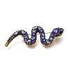 Snake Rhinestones Pins JEWB-M051-03G-1
