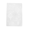 Creative Christmas Plastic Drawing Stencil DIY-L007-11-5