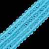 Transparent Glass Beads Strands EGLA-A034-T6mm-MD08-2