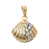 Brass Pendants KK-D367-06PG-1
