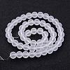 Frosted Glass Bead Strands GLAA-G016-10mm-01-2