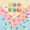 60Pcs 6 Colors Spray Painted Eco-Friendly Alloy Lobster Claw Clasps FIND-YW0001-40-NR-4