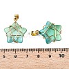 Lampwork Pendants GLAA-T023-06G-4