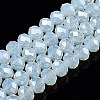 Electroplate Glass Beads Strands EGLA-A044-J8mm-A06-1
