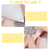 12Pcs 2 Colors Flower Hotfix Rhinestone Iron on Patches DIY-CP0009-64-6