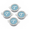 Alloy Enamel Links Connectors LS-ENAM-TAC0003-01S-06T-2