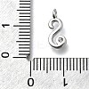 Brass Micro Pave Cubic Zirconia Pendants KK-B132-12P-S-3
