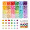 DIY Column Baking Paint Glass Seed Beads Bracelets Making Kits SEED-FS0001-39-1