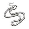 Non-Tarnish 304 Stainless Steel Herringbone Chains Necklaces NJEW-G340-03P-4
