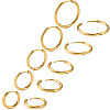 10Pcs 5 Size 316L Surgical Stainless Steel Huggie Hoop Earrings for Girl Women EJEW-TA0001-10-1