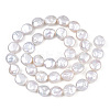 Baroque Natural Keshi Pearl Beads Strands PEAR-S018-07A-3