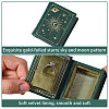 Book Shaped PU Leather Tie Clip Storage Boxes CON-CA0001-034C-4