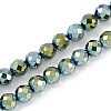 Electroplated Synthetic Non-magnetic Hematite Beads Strands G-H072-B01-01D-1