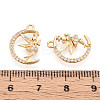 Brass Micro Pave Cubic Zirconia Pendants X1-KK-N263-113G-3