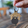 1Pc Oval PU Leather Holder Pendant Decoration AJEW-LP0008-30D-3