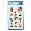 Christmas Theme PET Plastic Stickers AJEW-Q151-01B-1