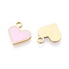 304 Stainless Steel Enamel Charms STAS-L022-483G-02-2