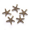 Tibetan Style Alloy Pendants TIBEP-EA306YKG-AB-FF-2