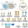 DIY Marine Theme Resin & Alloy Enamel Bead European Bracelet Making Kits DIY-FS0006-87-4