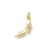 Brass Micro Pave Cubic Zirconia Pendants KK-D431-075B-01-1