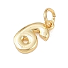 Brass Charms KK-G544-10G-06-2