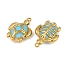 304 Stainless Steel Enamel Pendants STAS-Z187-01G-2