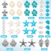 DIY Ocean Theme Bracelet Making Kit DIY-SC0023-37-2