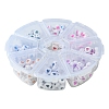 320Pcs 8 Colors Opaque Acrylic Beads FIND-FS0002-84-6