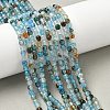 Natural Agate Beads Strands X-G-H302-A01-13-1