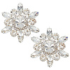 2Pcs Flower Rhinestone Ornament Accessories DIY-FG0006-42P-02-1