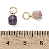 Natural Mixed Gemstone Pendants X-PALLOY-JF05297-02-4