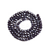 Electroplate Glass Beads Strands EGLA-A044-P4mm-A11-3