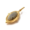 Natural Labradorite Pendants STAS-A104-08G-02-2