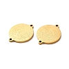 Ion Plating(IP) 304 Stainless Steel Connector Charms STAS-C074-11G-02-2