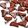 Natural Red Jasper Pendants G-Z067-01P-10-1